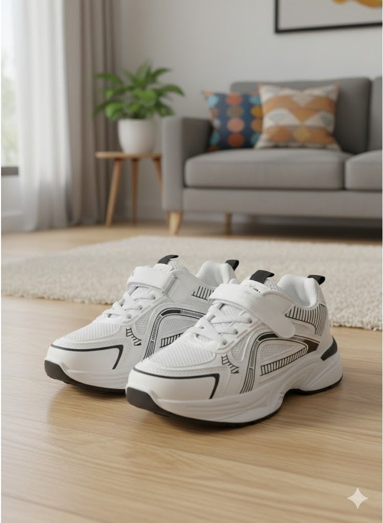 كوتشي حذاء أطفال رياضي مريح وخفيف الوزن – تصميم عملي للمدرسة واللعب اليومي - مقاس 31 - Image 1